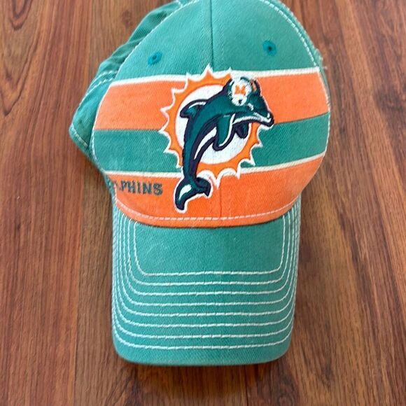 NFL Other - Miami Dolphins vintage Reebok green and orange baseball cap NFL size S/M